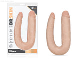 Dr. Skin By Blush® | Dr. Double Vanilla 18-Inch Long Double Dildo-French Quarter Lingerie